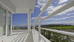 Orchid Petals 1. View from veranda towards sea view